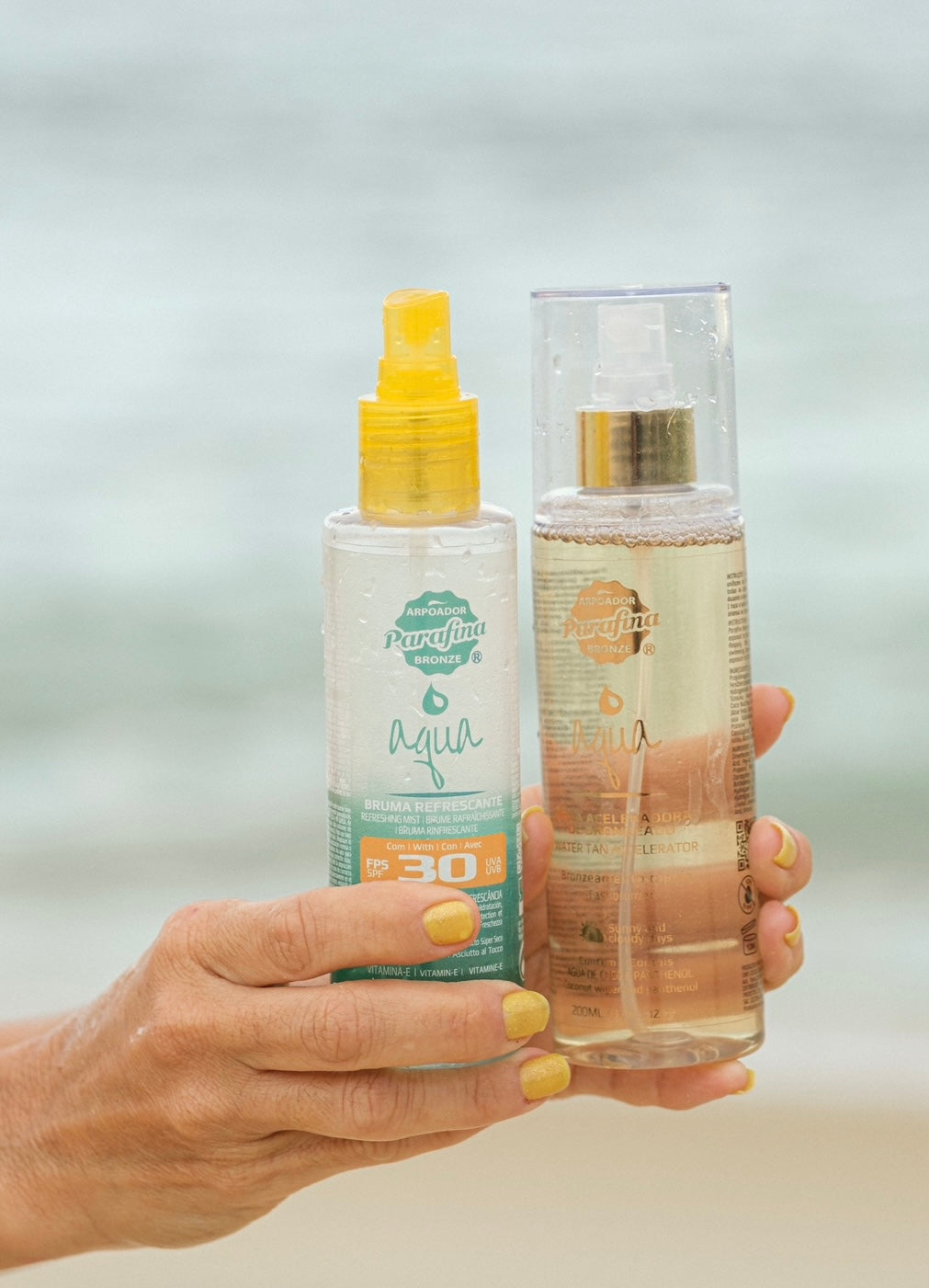 DUPLA PERFEITA - AQUA SUN FPS 30 BRUMA + AQUA ACELERADORA DE BRONZE