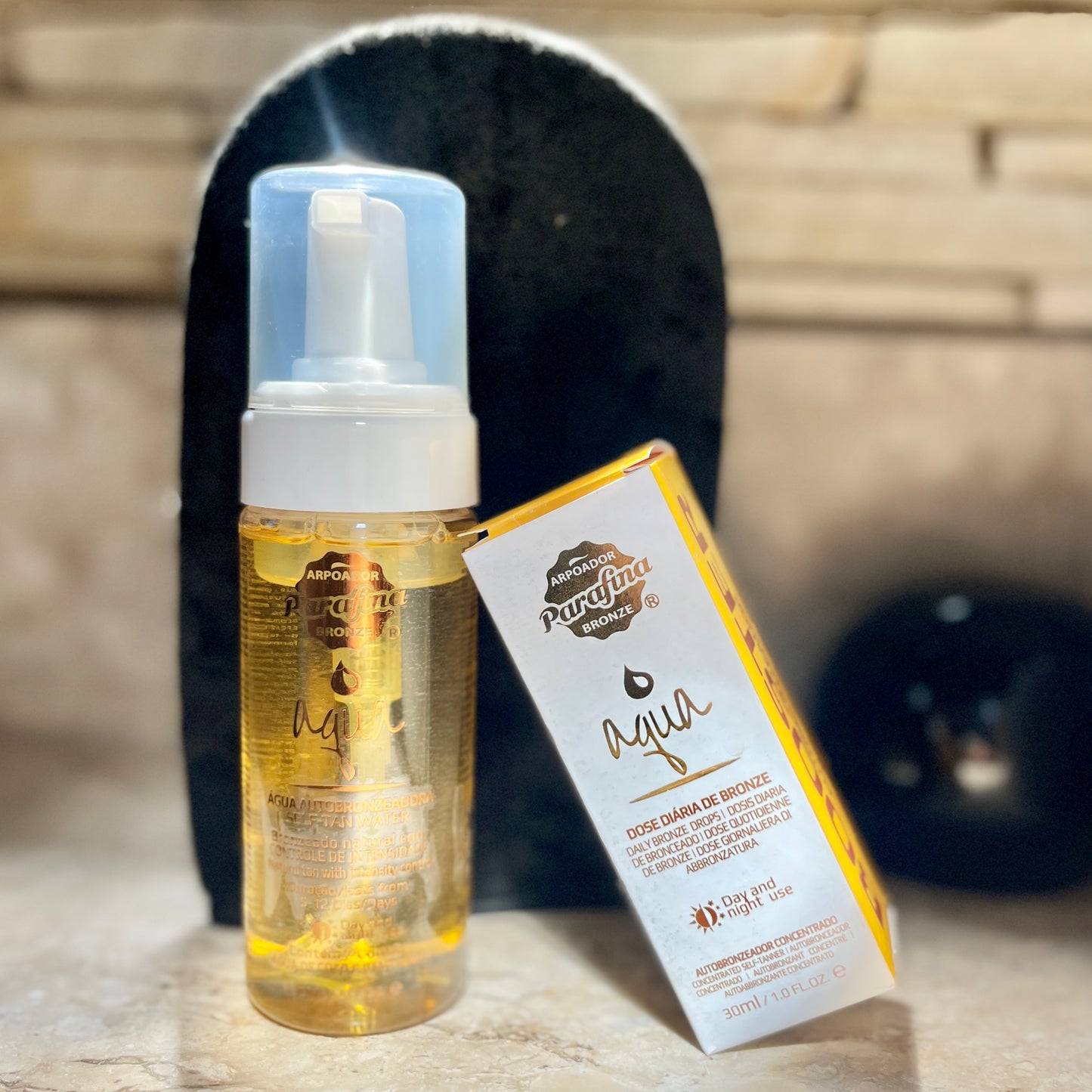 COMBO BRONZE O ANO TODO + LUVA APLICADORA