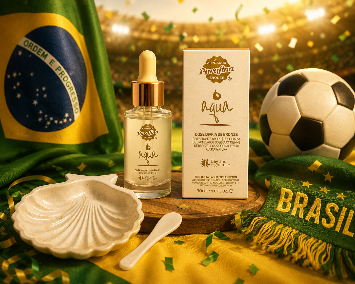 Kit Hexa Skin - Booster Autobronzeador + Kit Aplicação Perfeita