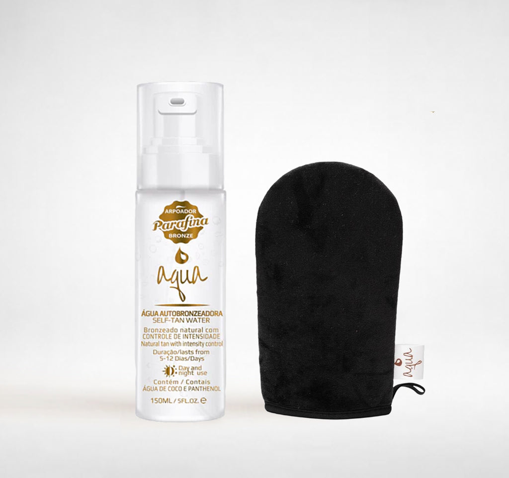 Kit Aqua - Água Autobronzeadora 150ml + Luva Aplicadora