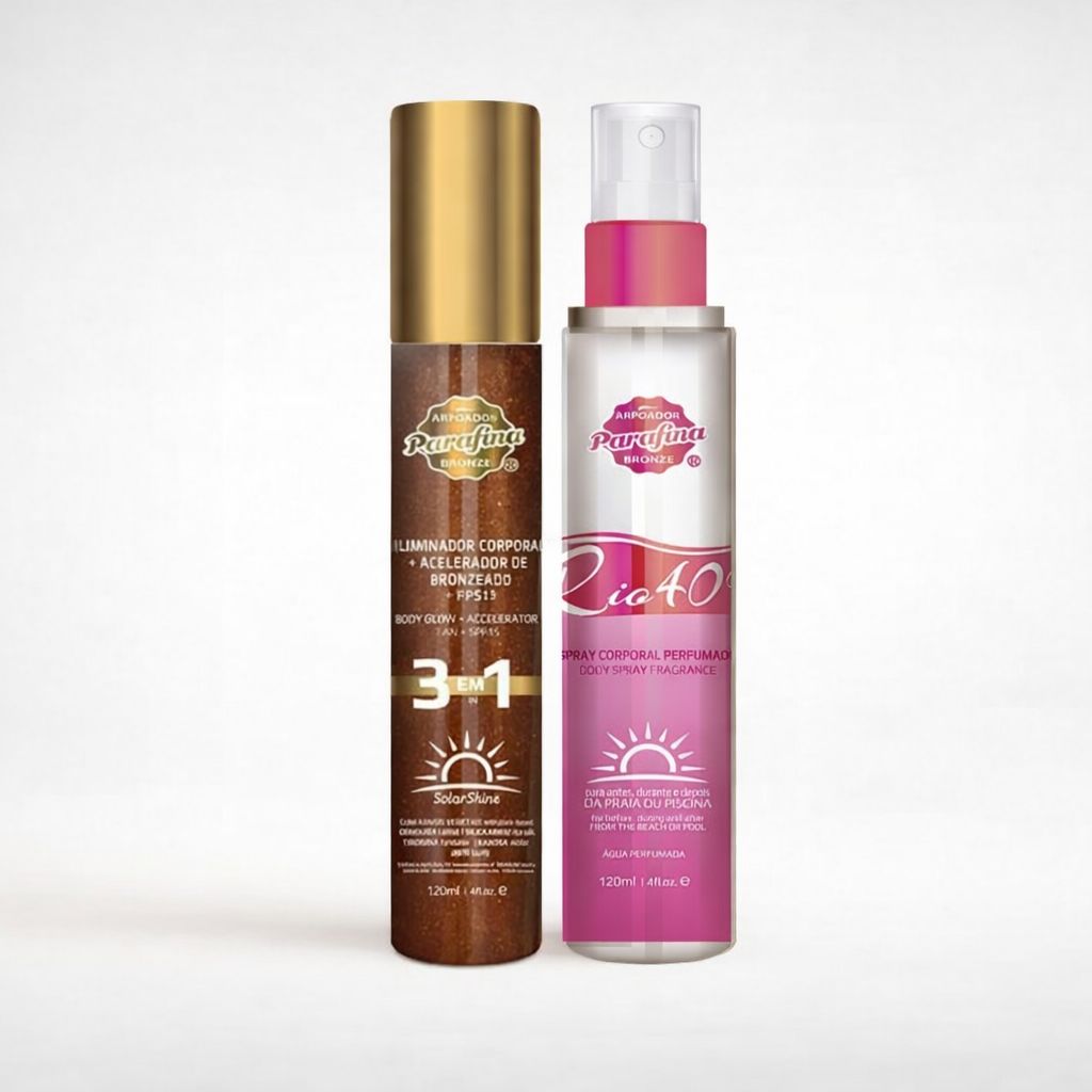 Kit Glow de Carnaval - Solar shine + Body Splash